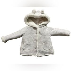 Unisex Knit/Sherpa Hooded Jacket